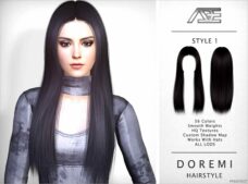 Sims 4 Female Mod: Doremi (hairstyle) (Featured)