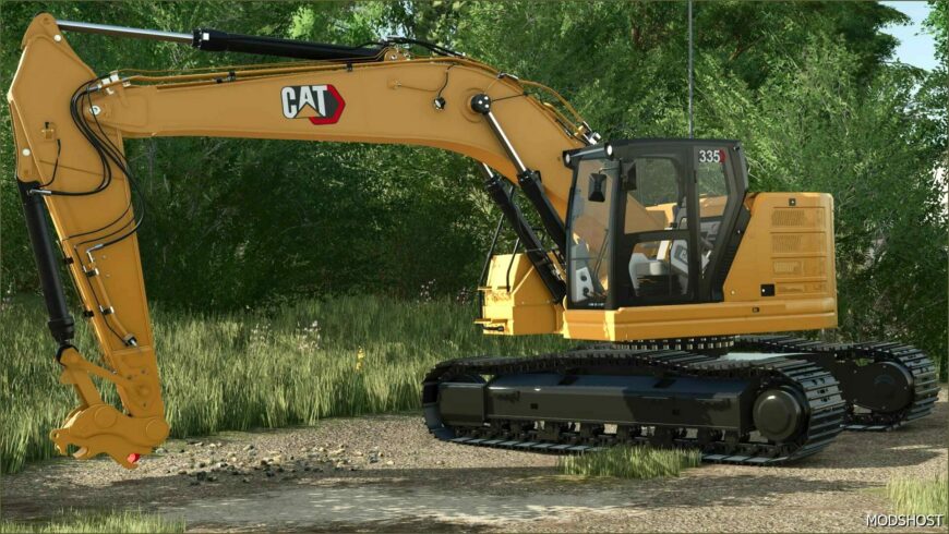 FS25 Caterpillar Excavator Mod: CAT 335 Next GEN (Featured)