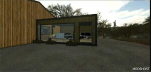 FS25 Building Mod: Austriamodding Modern Shed V1.0.7 (Featured)